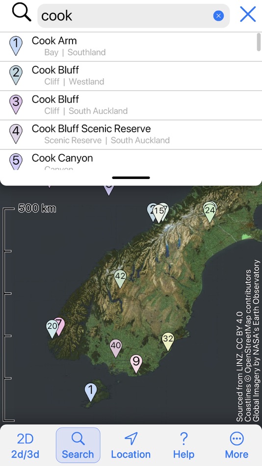 #7. 3D Map New Zealand (iOS) 由: Mappendix Limited