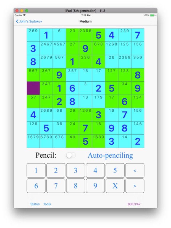 Screenshot #6 pour John’s Sudoku