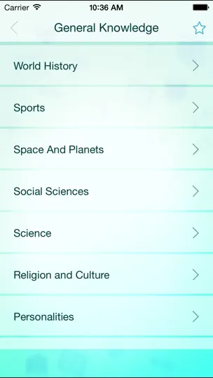 World General Knowledge Answer iPhone Ekran Görüntüsü 2