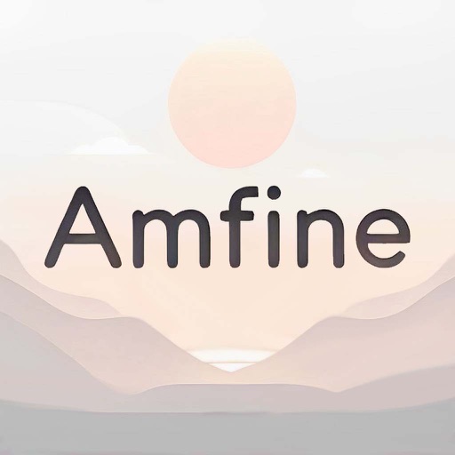 Amfine - Stress & Mood Tracker app icon