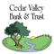 Cedar Valley Bank & Trust’s App makes it easy for you to bank on the go 24/7