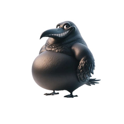 Fat Crow Stickers icon