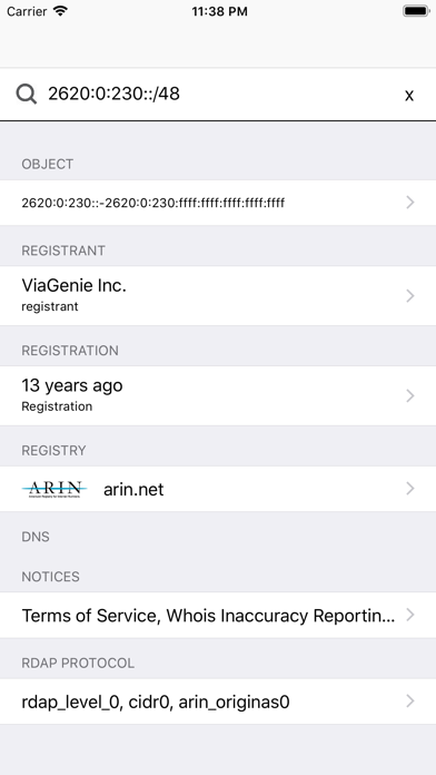 App screenshot