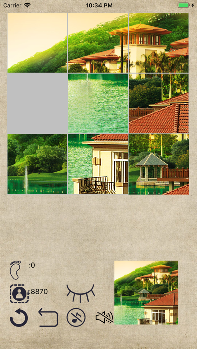Slider Puzzle - classic photos Screenshot