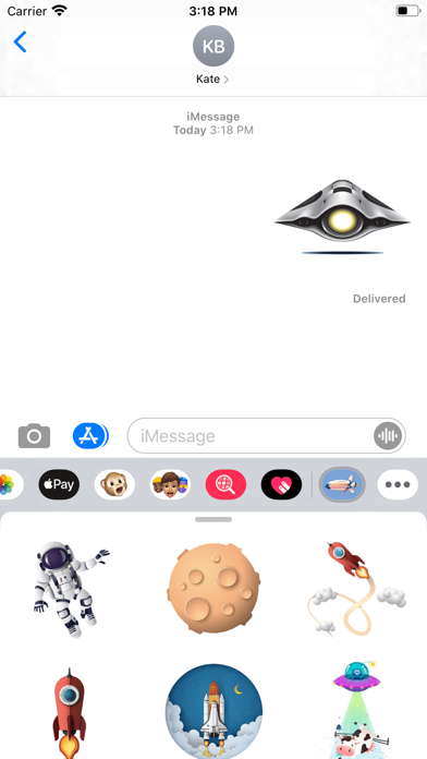 Screenshot #1 pour Galaxy Star Battle Stickers