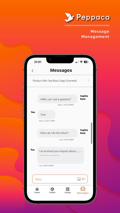 Peppaca Seller Screenshot