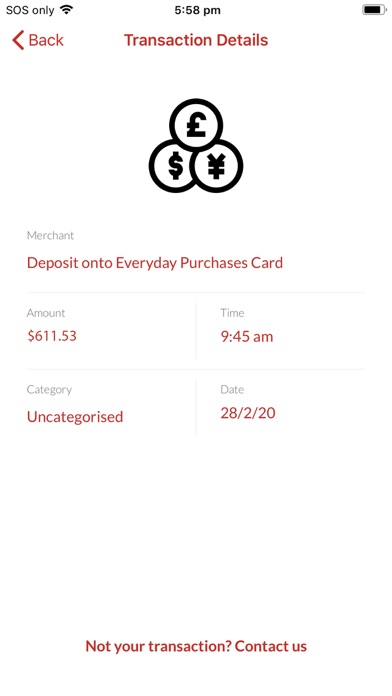 Southgate Wallet Screenshot