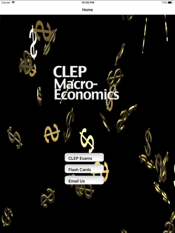 CLEP Macroeconomics Prep iPad screenshot