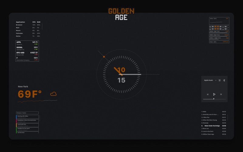 Widgetter - Custom Desktop Screenshot