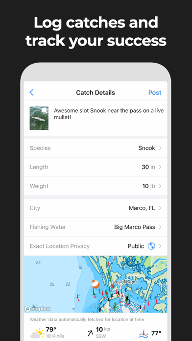 FishHawk - Fishing App Screenshot