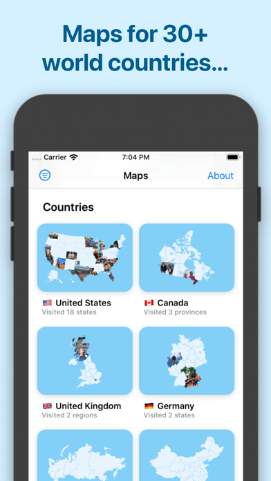 Photo Map - Travel Tracker Screenshot 5 of 7