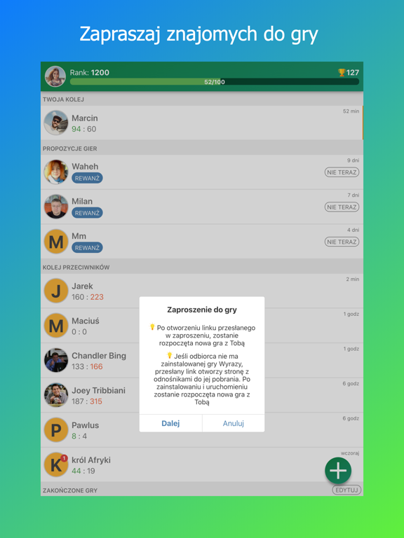 Screenshot #6 pour Wyrazy: polska gra słowna