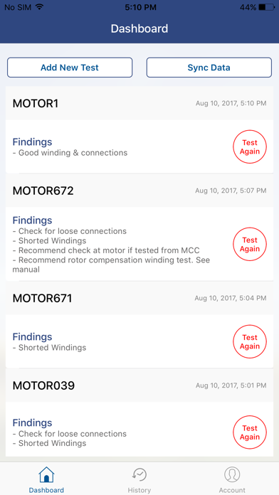Screenshot #1 pour MOTOR GENIE® Condition Calc™