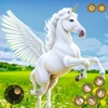 Flying Horse Unicorn Fantasy icon