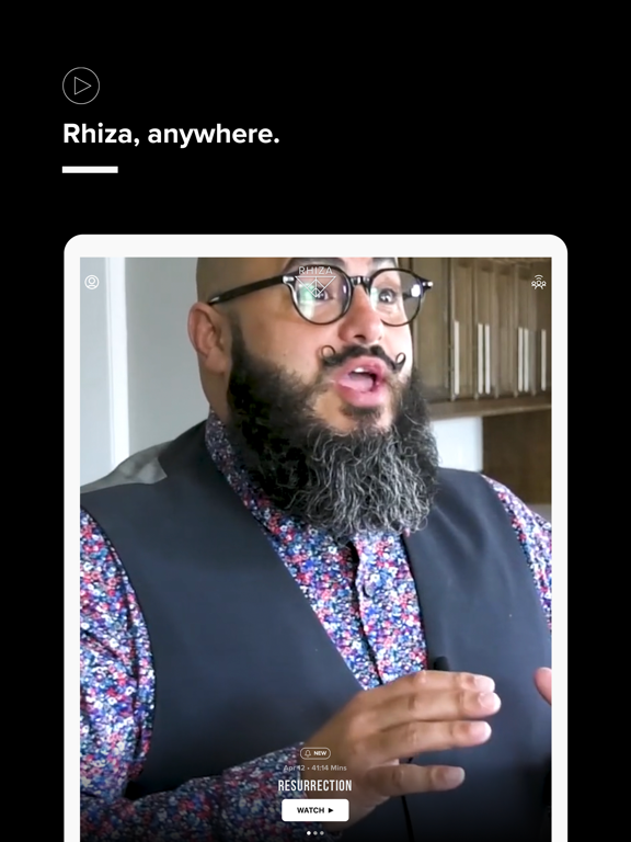 Rhiza iPad screenshot 1 - Lifestyle app