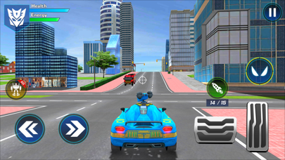 Flying Car Robot Fighting War Screenshot