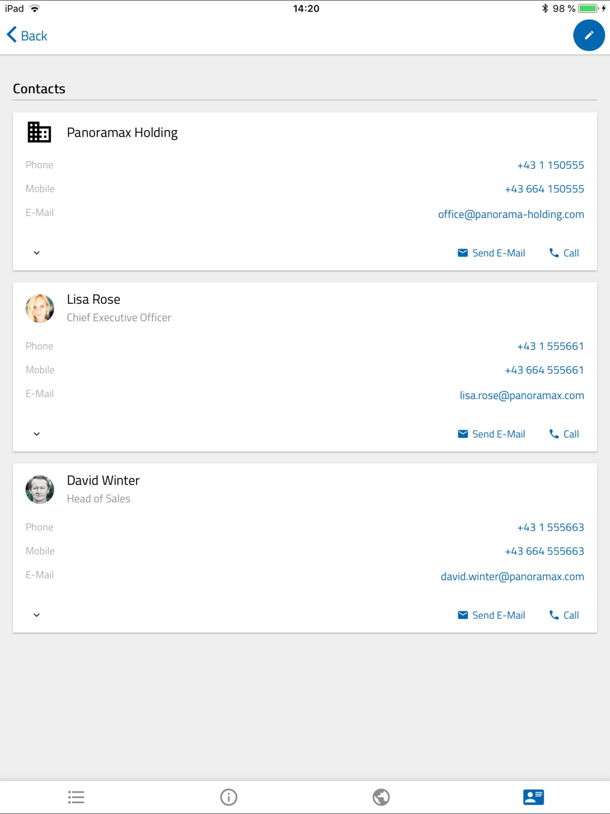 SELLSATION CRM ipad screenshot 3