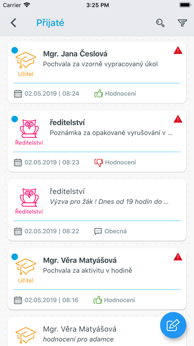 Screenshot #2 pour Bakaláři OnLine