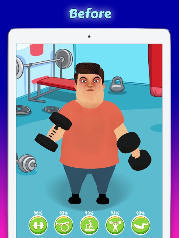 Fat Man (Lose Weight) iPad screenshot 1 - Games app