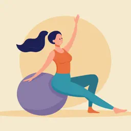 Stability Ball Workout Guide app icon
