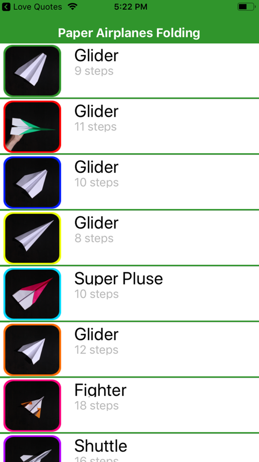 #1. How to make Paper Airplanes : (iOS) Podle: Fahad Manzoor
