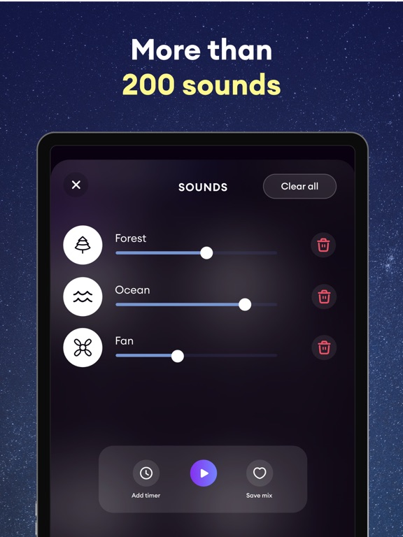 Sleepo: 睡眠, ホワイトノイズ, 睡眠アプリのおすすめ画像5