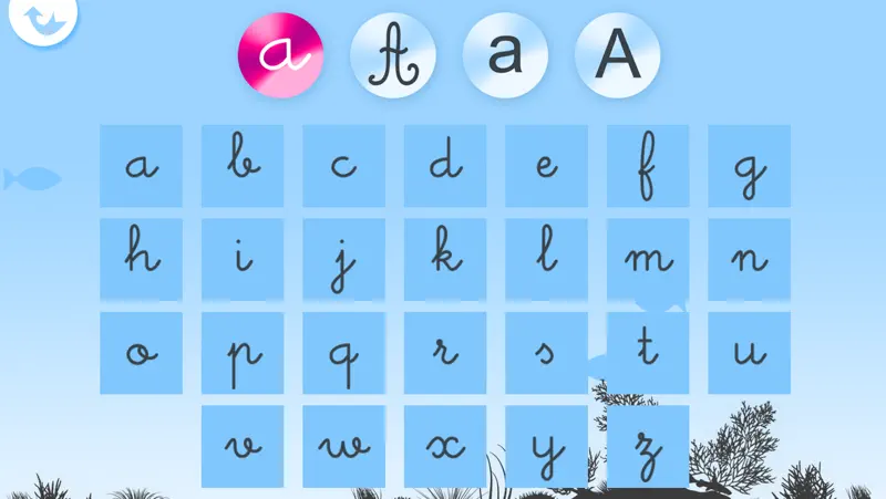 Write the alphabet screenshot 3 of 5