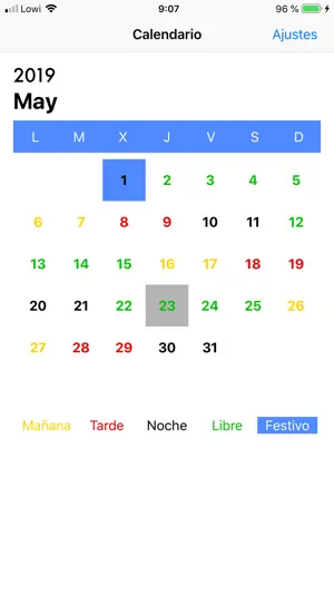 Acerinox - Calendario 5º turno screenshot 1