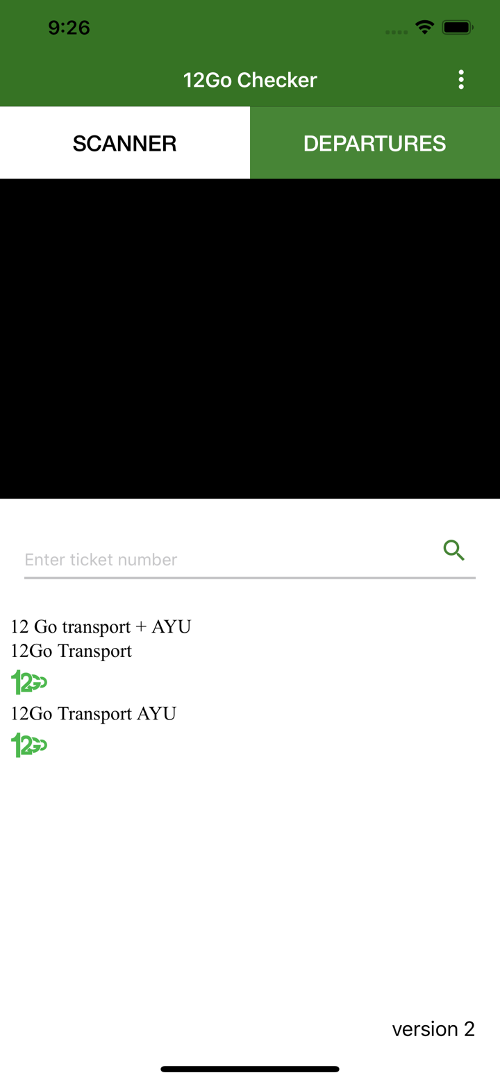 12Go: Checker screenshot 2
