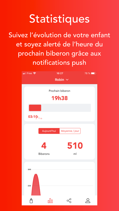 Screenshot #3 pour Bib+ Biberon & Allaitement