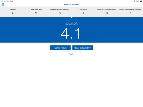 ASAS App iPad screenshot 5 - Medical app