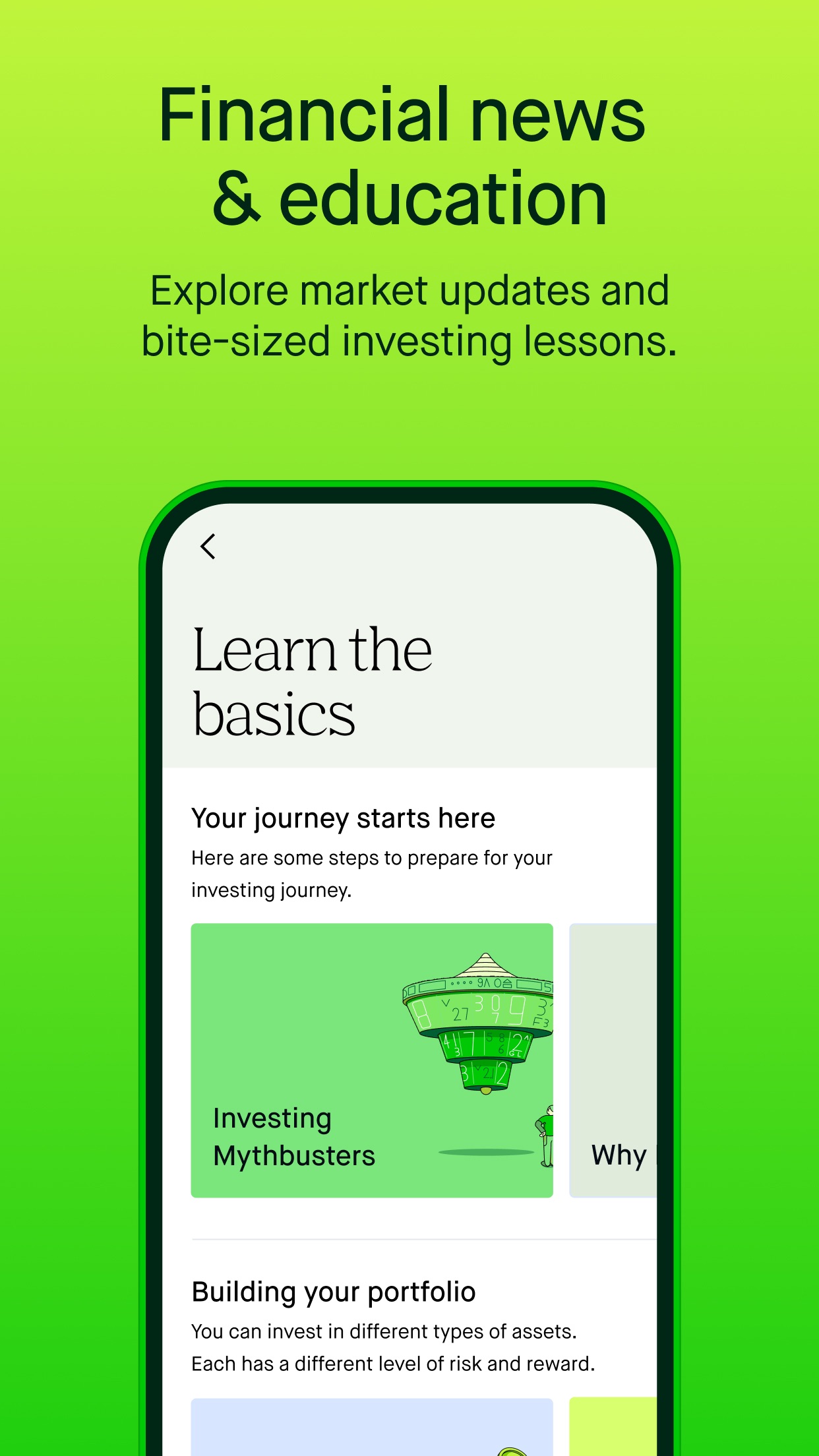Screenshot do app Robinhood: Investing for All