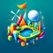 Welcome to "Mini Golf Quest" — your ultimate destination for thrilling mini golf adventures right on your Apple Vision Pro