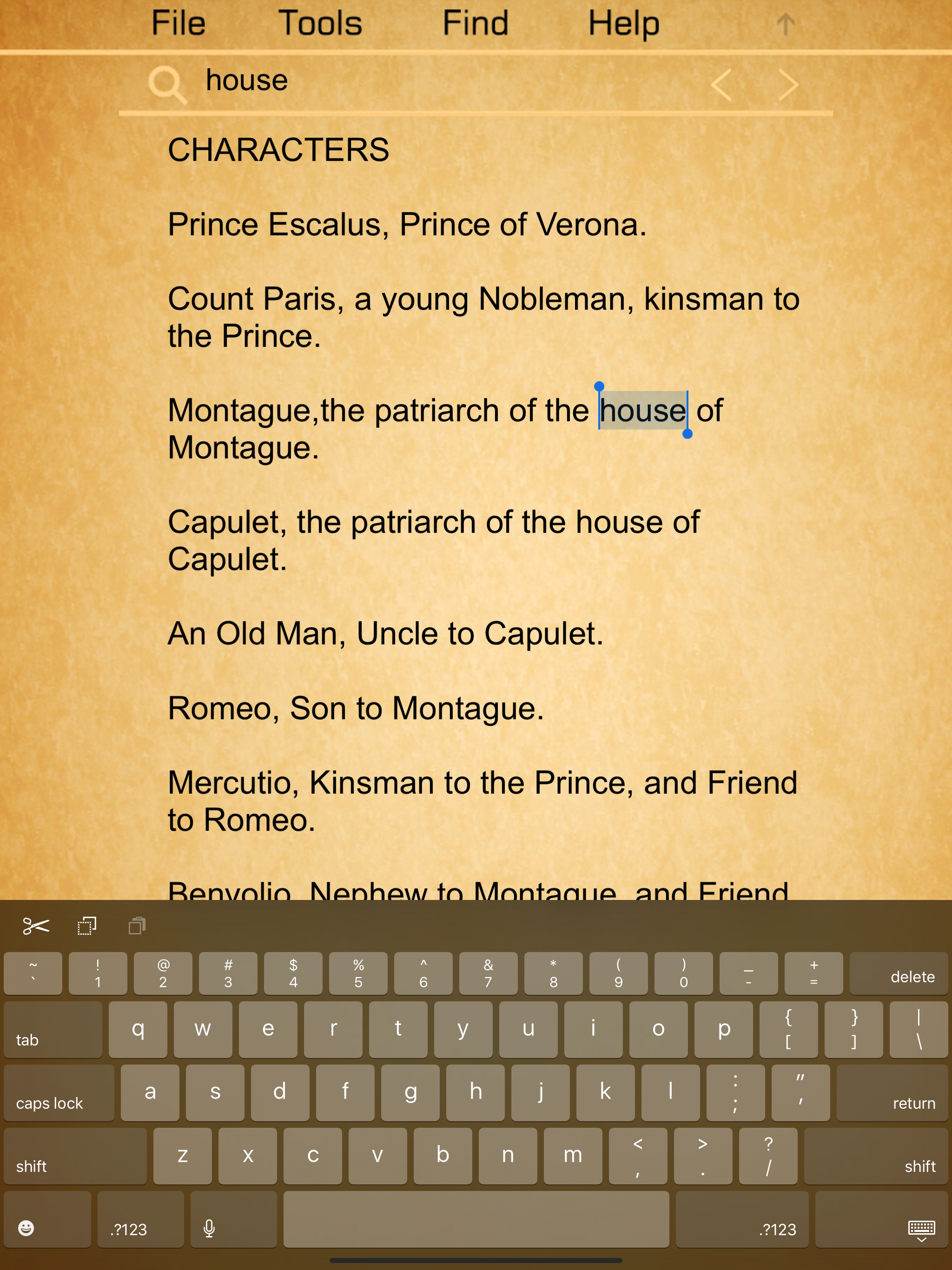 Shakespeare - Complete Search