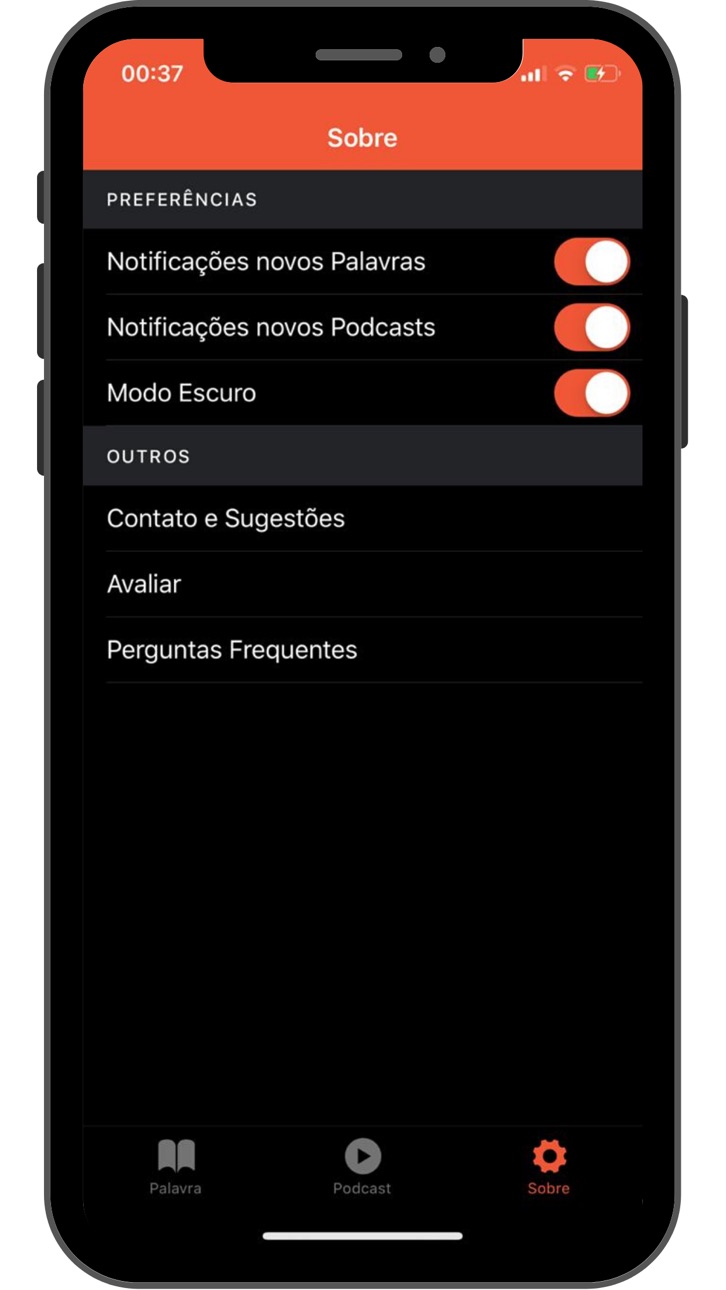 iPhone screenshot