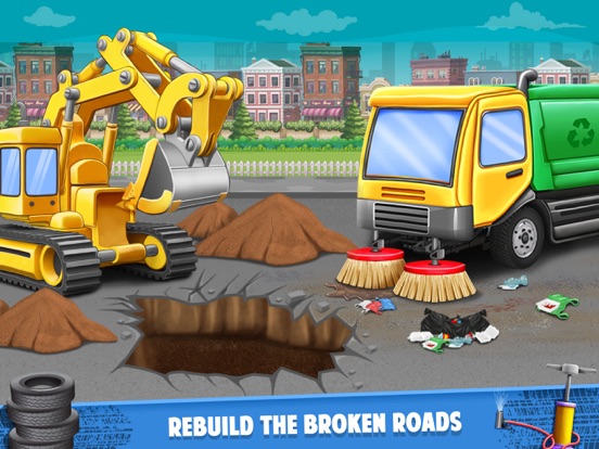 Afval Vrachtwagen Simulator iPad app afbeelding 4