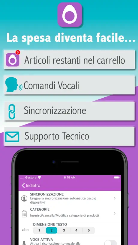 SHOPPPY Lista Spesa Vocale Pro