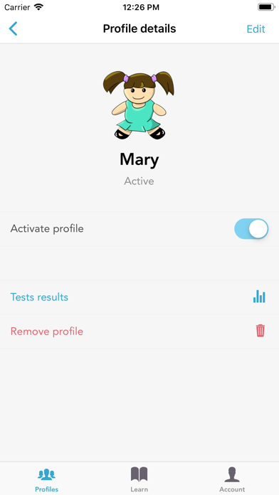 One-Minute Articulation App iPhone screenshot 6 - Education app