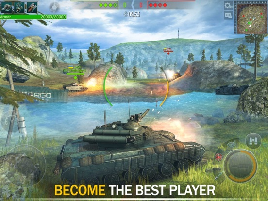 Tank Force: Army Games PVP iPad app afbeelding 3