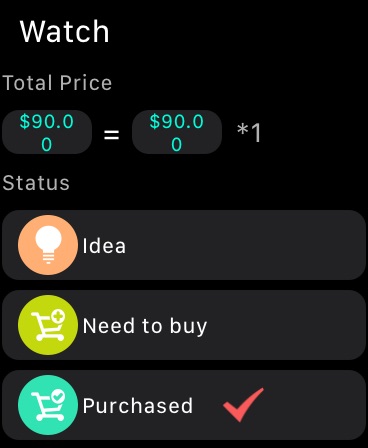 Apple Watch screenshot