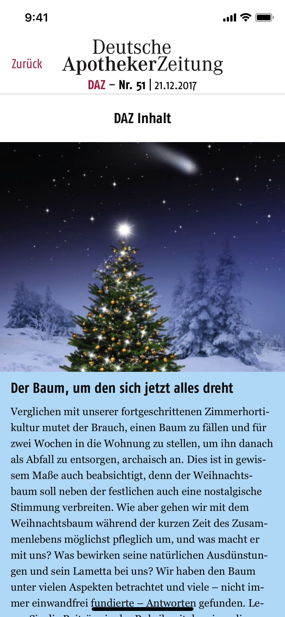 DAZ Deutsche Apotheker Zeitung