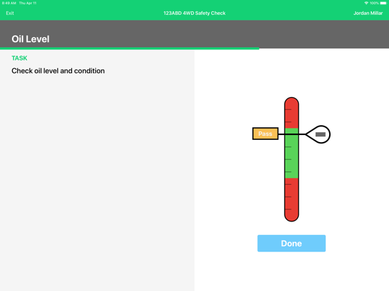 ChekRite iPad screenshot