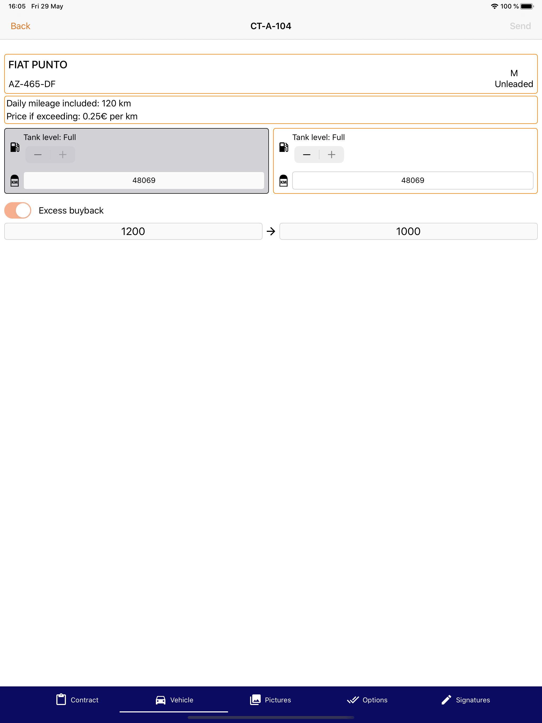 mContracts Car inspection screenshot 8