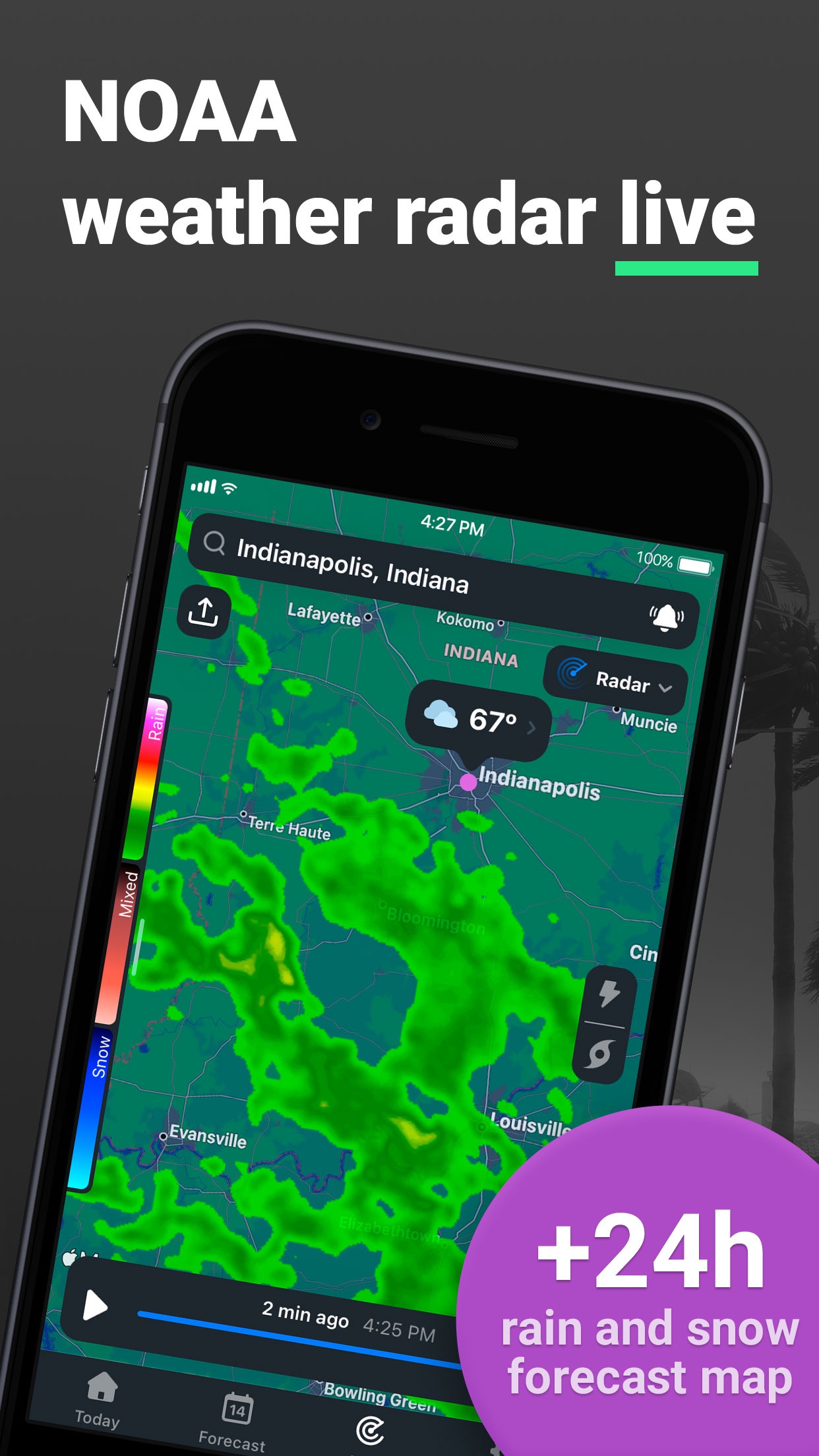 Clime: NOAA Weather Radar Live screenshot 1