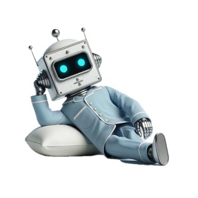 Pyjama Robot Stickers