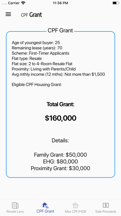 Singapore Home Loan Calculator Screenshot