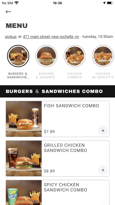 Tex's Chicken & Burgers Screenshot