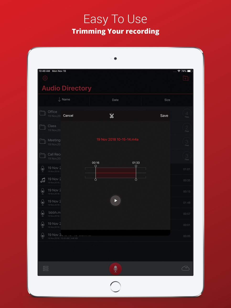 iPad screenshot