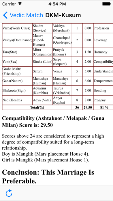 Screenshot #3 pour Vedic Match