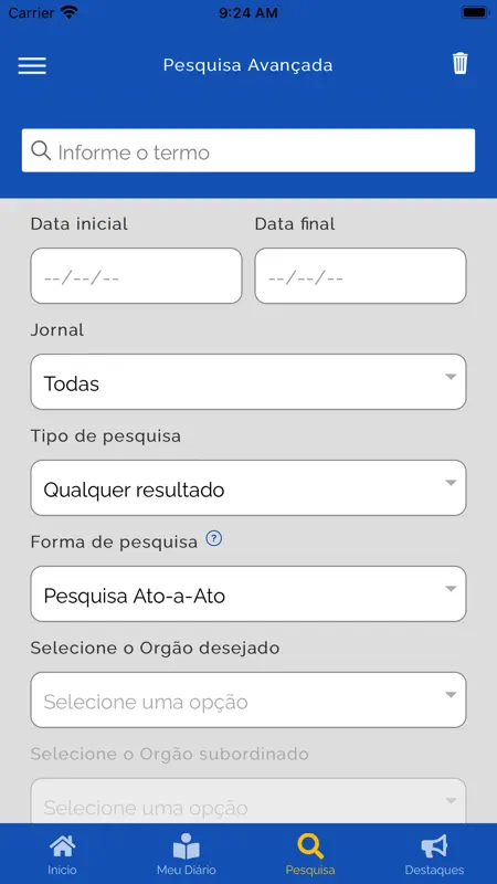 Diário Oficial da União (DOU) screenshot 7 of 10